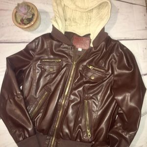 Miss London Removable Hoodie Jacket